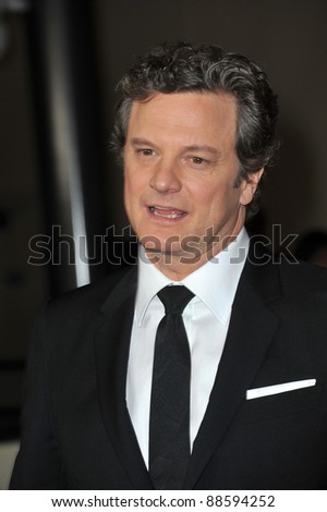 Colin Firth at the 63rd Annual Directors Guild of America Awards at the Grand Ballroom at Hollywood & Highland complex, Hollywood.. January 29, 2011  Los Angeles, CA Picture: Paul Smith / Featureflash