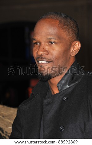 Jamie Foxx at the Los Angeles premiere of his new movie \