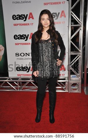 India Eisley at the premiere of \