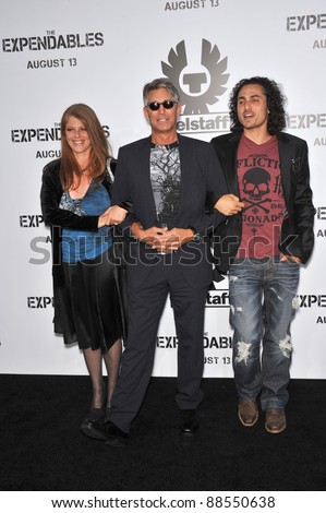 Eric Roberts & wife & step-son at the world premiere of his new movie \