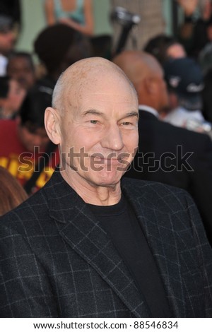 Patrick Stewart at the world premiere of his new animated movie \
