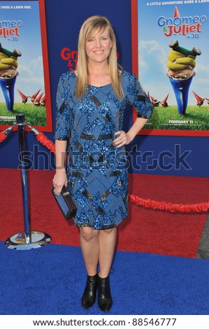 Ashley Jensen at the world premiere of her new animated movie 