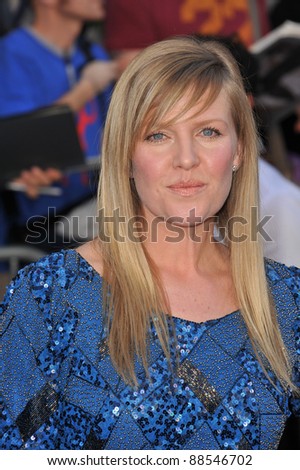 Ashley Jensen at the world premiere of her new animated movie \