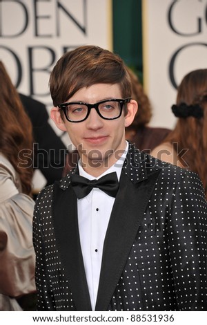 Kevin McHale at the 68th Annual Golden Globe Awards at the Beverly Hilton Hotel. January 16, 2011  Beverly Hills, CA Picture: Paul Smith / Featureflash