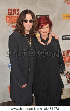 Ozzy Osbourne & wife Sharon Osbourne at Spike TV's Guys Choice Awards 2010 at Sony Studios, Culver City. June 5, 2010  Los Angeles, CA Picture: Paul Smith / Featureflash