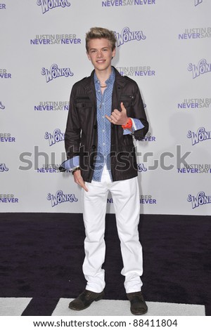 Kenton Duty at the Los Angeles premiere of \