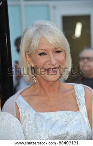 Dame Helen Mirren at the Los Angeles premiere of her new movie \