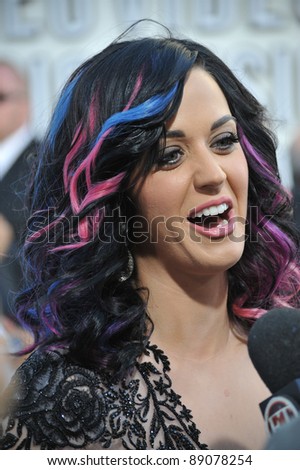 Katy Perry at the 2010 MTV Video Music Awards at the Nokia Theatre L.A. Live in downtown Los Angeles. September 12, 2010  Los Angeles, CA Picture: Paul Smith / Featureflash