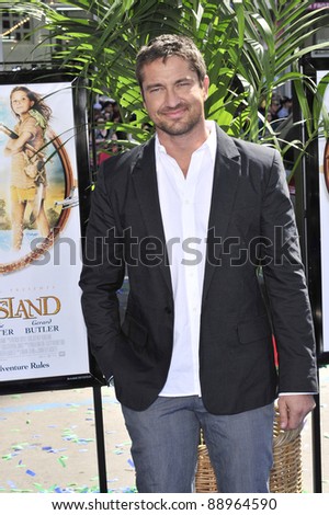 Gerard Butler at the world premiere of his new movie \