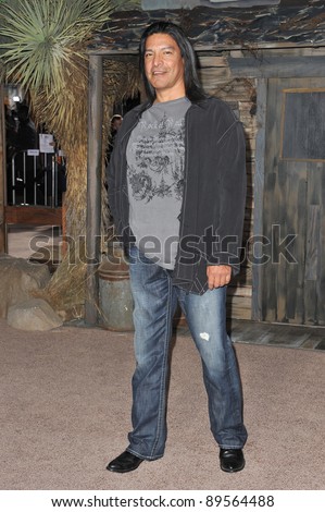 Gil Birmingham at the Los Angeles premiere of the animated movie \