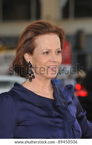 Sigourney Weaver at the world premiere of \
