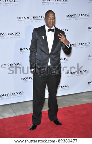 Jay-Z at the Sony BMG Music Entertainment party at the Beverly Hills Hotel following the 2008 Grammy Awards. February 10, 2008  Los Angeles, CA Picture: Paul Smith / Featureflash
