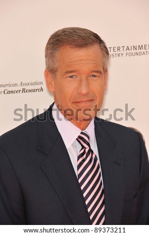TV news anchor Brian Williams at the Stand Up To Cancer event at Sony Pictures Studios, Culver City. September 10, 2010  Culver City, CA Picture: Paul Smith / Featureflash
