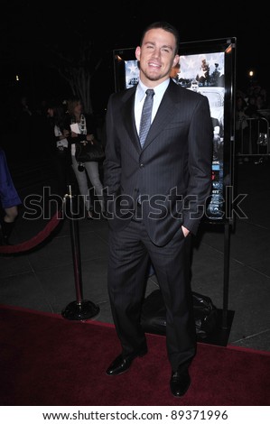 Channing Tatum at the Los Angeles premiere of his new movie \