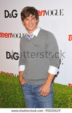 Matt Lanter at the 7th anual Teen Vogue Young Hollywood party at Milk Studios, Hollywood. September 25, 2009  Los Angeles, CA Picture: Paul Smith / Featureflash