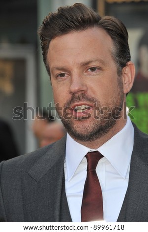 Jason Sudeikis at the Los Angeles premiere of his new movie 