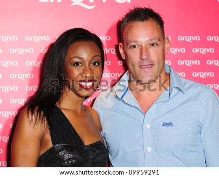 Beverley Knight and Toby Anstis arriving for The Commercial Radio Awards held at the Park Plaza Hotel in London. 06/07/2011. Picture by: Simon Burchell / Featureflash