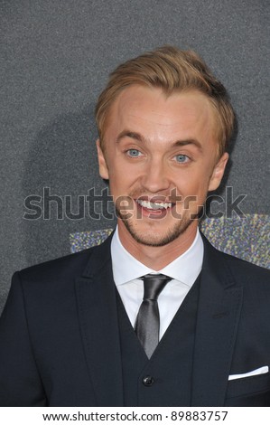 Tom Felton at the Los Angeles premiere of his new movie \