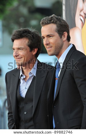 Jason Bateman & Ryan Reynolds at the world premiere of their new movie The Change-Up at the Regency Village Theatre, Westwood. August 1, 2011  Los Angeles, CA Picture: Paul Smith / Featureflash