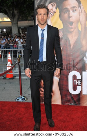Ryan Reynolds at the world premiere of his new movie The Change-Up at the Regency Village Theatre, Westwood. August 1, 2011  Los Angeles, CA Picture: Paul Smith / Featureflash