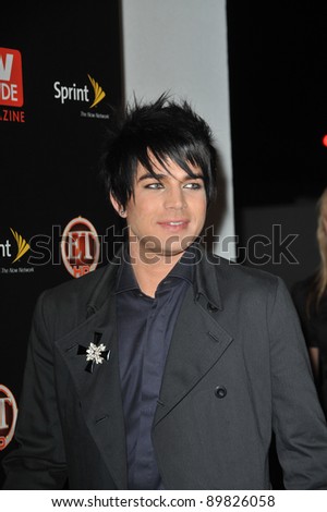 American Idol finalist Adam Lambert at TV Guide Magazine's Hot List Party at the SLS Hotel, Beverly Hills. November 10, 2009  Los Angeles, CA Picture: Paul Smith / Featureflash