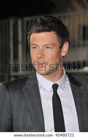 Cory Monteith at the world premiere of \