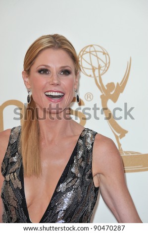 stock photo Julie Bowen arriving at the 2011 Primetime Emmy Awards at the 
