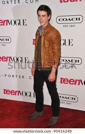 Sterling Beaumon at the 9th Annual Teen Vogue Young Hollywood Party at Paramount Studios, Hollywood. September 23, 2011  Los Angeles, CA Picture: Paul Smith / Featureflash