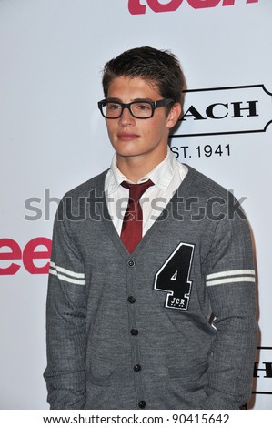 Gregg Sulkin at the 9th Annual Teen Vogue Young Hollywood Party at Paramount Studios, Hollywood. September 23, 2011  Los Angeles, CA Picture: Paul Smith / Featureflash