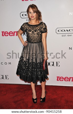 Debby Ryan at the 9th Annual Teen Vogue Young Hollywood Party at Paramount Studios, Hollywood. September 23, 2011  Los Angeles, CA Picture: Paul Smith / Featureflash