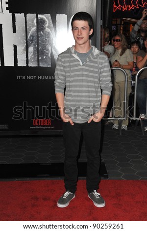 Dylan Minnette at the world premiere of \