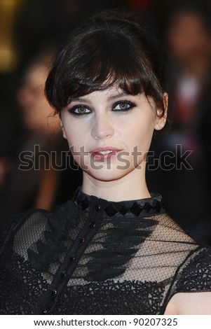 Felicity Jones attends the screening of Like Crazy at the Vue Cinema in Leicester Square shown as part of the London Film Festival 13/10/2011 Picture by: Steve Vas / Featureflash