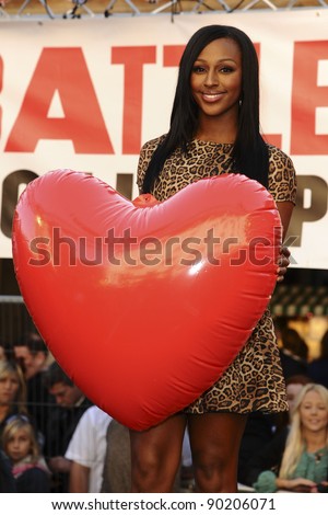 Alexandra Burke launches the T4 Battlefront campaign to get people to sign the organ donor register, Covent Garden, London. 15/10/2011 Picture by: Steve Vas / Featureflash