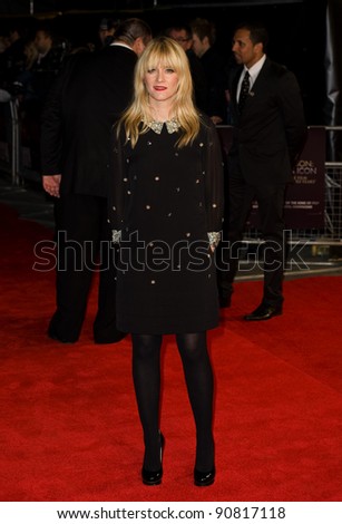 Edith Bowman arriving for the UK premiere of 'Michael Jackon The Life of an Icon', Empire Leicester Square London. 02/11/2011 Picture by:  Simon Burchell / Featureflash