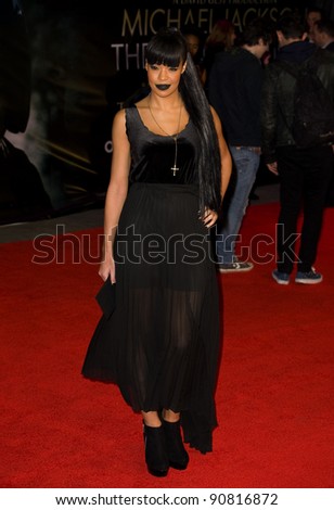 Sarah Jane Crawford arriving for the UK premiere of \'Michael Jackon The Life of an Icon\', Empire Leicester Square London. 02/11/2011 Picture by:  Simon Burchell / Featureflash