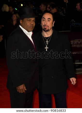 Tito Jackson and David Gest arriving for the UK premiere of \'Michael Jackon The Life of an Icon\', Empire Leicester Square London. 02/11/2011 Picture by:  Simon Burchell / Featureflash