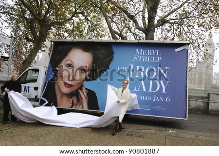 Meryl Streep and director Phyllida Lloyd unveils the poster for her new Margaret Thatcher film \