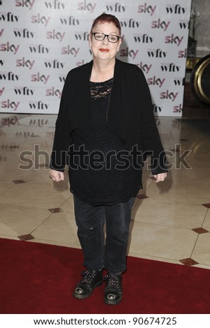 Jo Brand arriving for the Women in Film and TV Awards 2011 at the Park Lane Hilton Hotel, London. 02/12/2011 Picture by: Steve Vas / Featureflash