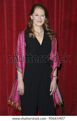 Geraldine James arriving for the 'Sherlock Holmes: A Game of Shadows' premiere at the Empire Leicester Square, London. 08/12/2011 Picture by: Steve Vas / Featureflash