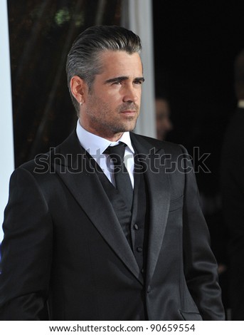 Colin Farrell at the American Giving Awards at the Dorothy Chandler Pavilion in Los Angeles. December 9, 2011  Los Angeles, CA Picture: Paul Smith / Featureflash