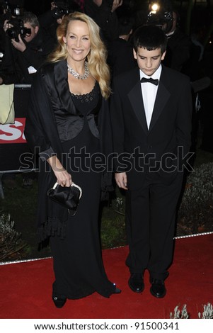 Jerry Hall arriving for The Sun Military Awards 2011 at the Imperial war Museum, London. 19/12/2011 Picture by: Steve Vas / Featureflash