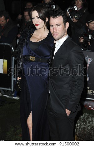 Peta Todd and Mark Cavendish arriving for The Sun Military Awards 2011 at the Imperial war Museum, London. 19/12/2011 Picture by: Steve Vas / Featureflash