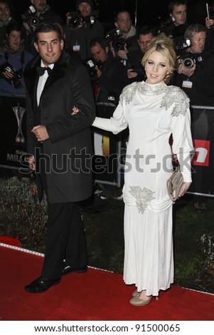 James Argent and Lydia Bright arriving for The Sun Military Awards 2011 at the Imperial war Museum, London. 19/12/2011 Picture by: Steve Vas / Featureflash