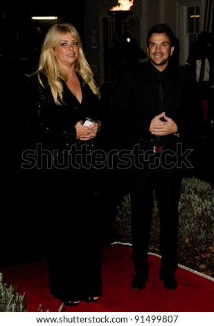 Peter Andre and Claire Powell arriving for The Sun Military Awards 2011 at the Imperial war Museum, London. 19/12/2011 Picture by: Simon Burchell / Featureflash