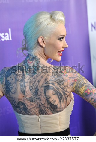 Sabina Kelly, star of Best Ink, at the NBC Universal Winter 2012 TCA party at The Athenaeum in Pasadena. January 6, 2012  Los Angeles, CA Picture: Paul Smith / Featureflash