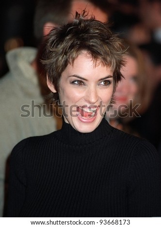 20NOV97:  Actress WINONA RYDER at premiere of her new movie, \