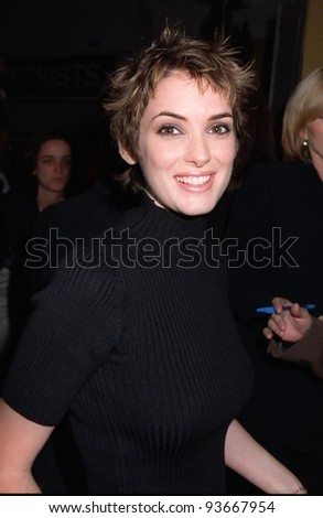 20NOV97:  Actress WINONA RYDER at premiere of her new movie, 