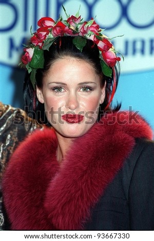 08DEC97:  LENA GROWFORD, lead singer with pop group Aqua, at the Billboard Music Awards at the MGM Grand in Las Vegas.