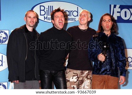 08DEC97:  Pop group THIRD EYE BLIND at the Billboard Music Awards at the MGM Grand in Las Vegas.