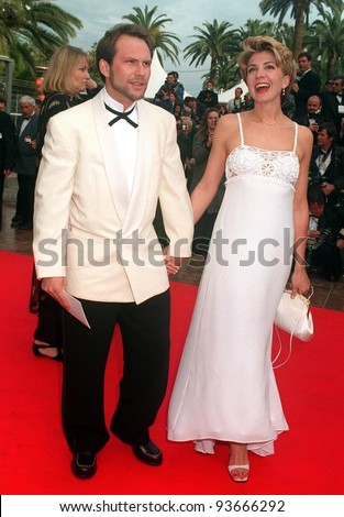 11MAY97:  CHRISTIAN SLATER & NATASHA RICHARDSON at the 1997 Cannes Film Festival.